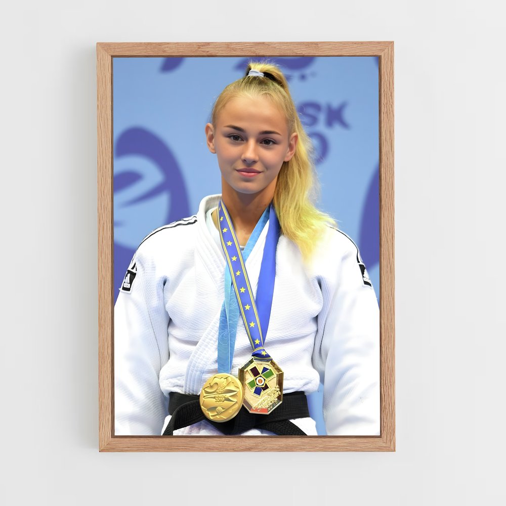 Poster Daria bilodid – affiche Judo (vue 4)